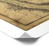 Poster Carte du port de Boston 1775 (Coin)