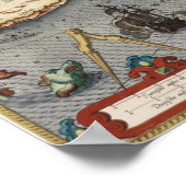 Poster Carte du Portugal 1584 (Coin)