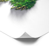 Poster Carte du relief des îles britanniques (Coin)