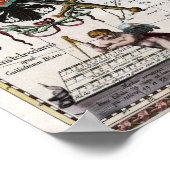 Poster Carte du Rhin et de la Moselle 1634 (Coin)