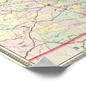 Poster Carte Du Siège De Guerre (Coin)