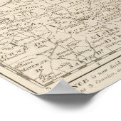 Poster Carte du Siège de Guerre en France 2 (Coin)