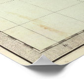 Poster Carte du territoire de Floride 2 (Coin)