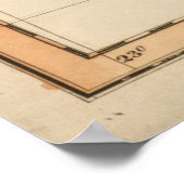 Poster Carte du territoire de l'Arkansas (1817) (Coin)