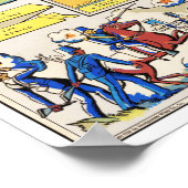 Poster Carte du Texas de l'exposition du centenaire en 18 (Coin)