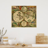 Poster Carte du Vieux Monde de Gorgoeus (Cuisine)