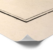 Poster Carte du vieux système solaire intérieur (1892) (Coin)