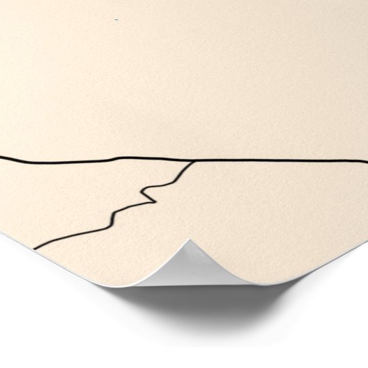 Poster Carte Dublin (Coin)