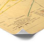 Poster Carte d'unification des chemins de fer Cleveland 1 (Coin)