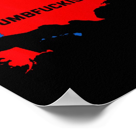 Poster Carte Électorale 2024 Etats-Unis D'Amérique Dumbfo (Coin)