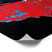 Poster Carte électorale 2024 Trump 312 Red 2024 Election  (Coin)