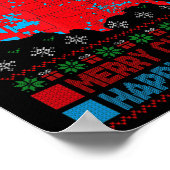 Poster Carte électorale 2024 Trump Glissement de terrain  (Coin)