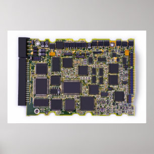 Poster carte électronique