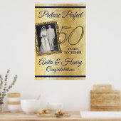 Poster Carte en mousse du 50e anniversaire (Cuisine)