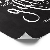 Poster Carte et cadeaux Carte Chalkcoard Mariage 8x10 (Coin)