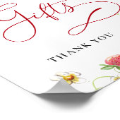 Poster Carte et cadeaux pour bébé à la fraise et à l'aqua (Coin)