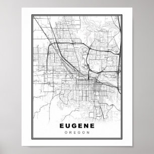 Poster Carte Eugene