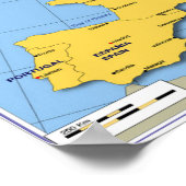 poster carte Europe (Coin)