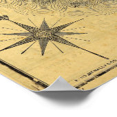 Poster Carte ferroviaire de Burlington et Missouri River  (Coin)