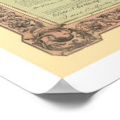 Poster Carte ferroviaire de l'Arkansas 1854 (Coin)