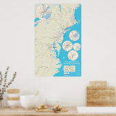 Poster Carte ferroviaire du nord-est version 1.0 (Cuisine)