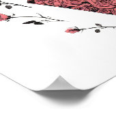 Poster carte florale palestienne (Coin)