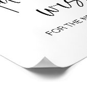 Poster Carte Florale Rose Blush & Cadeaux (Coin)