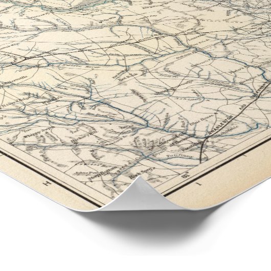 Poster Carte Gen IV (Coin)