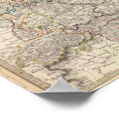 Poster Carte générale Allemagne (Coin)