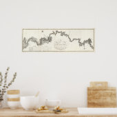 Poster Carte Générale De La Rivière Ohio (Cuisine)