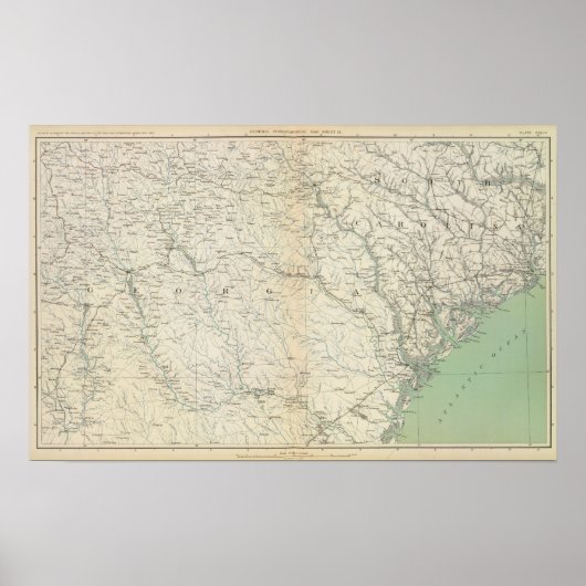 Poster Carte géographique IX (Devant)