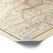 Poster Carte géographique VII (Coin)