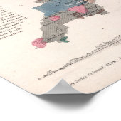 Poster Carte géologique d'Angleterre (Coin)