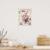 Poster Carte géologique de l'Écosse (Cuisine)