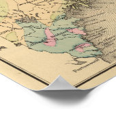 Poster Carte géologique du Maine (Coin)