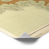 Poster Carte Géologique Du Sud 2 (Coin)