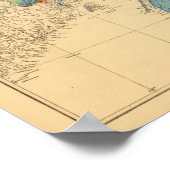 Poster Carte géologique, Provinces maritimes (Coin)