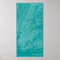 Carte graphique de New York