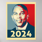 Poster Carte Hakeem Jeffries 2024 (Devant)