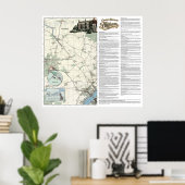 Poster Carte haute résolution de Higham de Charles Dicken (Bureau à domicile)