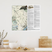 Poster Carte haute résolution de Higham de Charles Dicken (Cuisine)