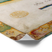 Poster Carte historique de New York (1664) (Coin)