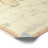 Poster Carte historique du graphique général (Coin)