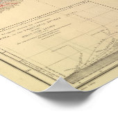 Poster Carte hydrographique, Îles britanniques (Coin)