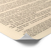 Poster Carte hyétographique ou pluviale du monde (Coin)