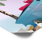 Poster Carte illustrée de Corse (Coin)