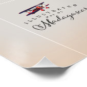 Poster Carte illustrée de Madagascar (Coin)