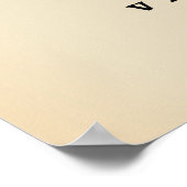 Poster Carte illustrée de Trinidad & Tobago (Coin)