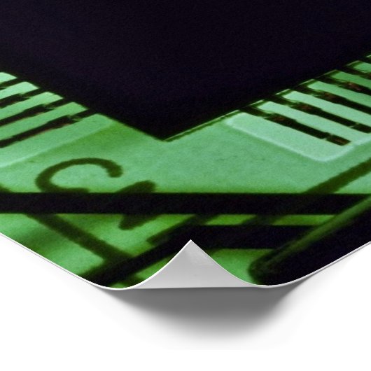 Poster Carte informatique (Coin)