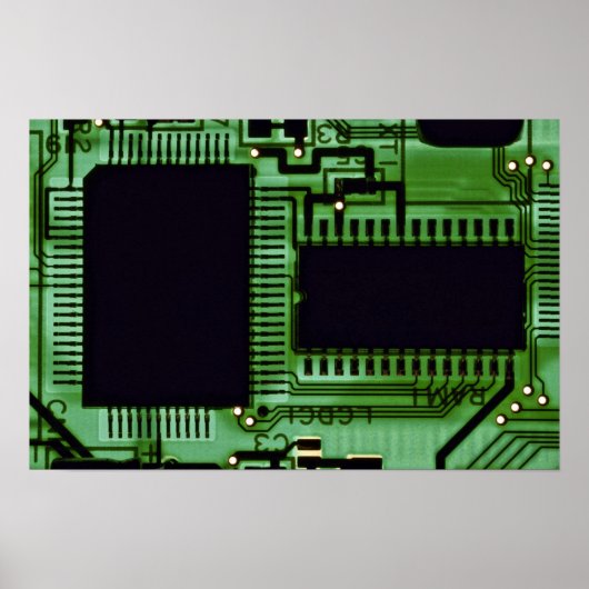 Poster Carte informatique (Devant)